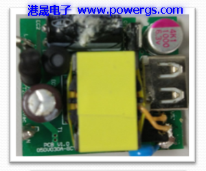5V3A USB輸出方案電路圖 BOM list,環(huán)球半導(dǎo)體G5199B-02,PCB端